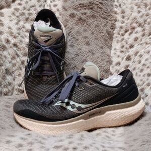 Saucony gray and cream Athletic Shoes